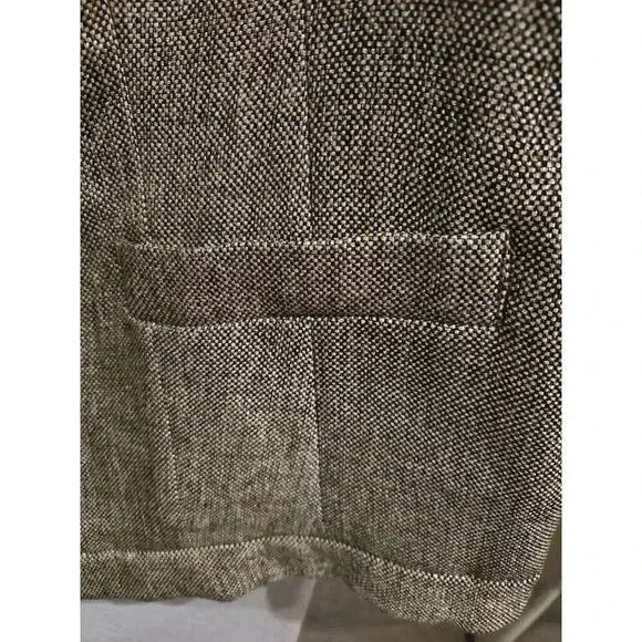 Coldwater Creek Women's Beaded Tweed Jacket Brown Size 18 Casual 3/4 Plus Boho - Picture 5 of 12